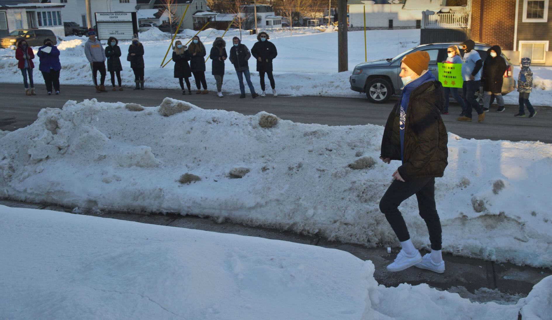 Back from ‘death’s door’ Ogdensburg teen home after serious ski crash in Maine